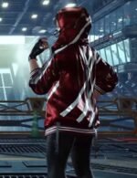 Tekken 8 Reina Red Bomber Jacket