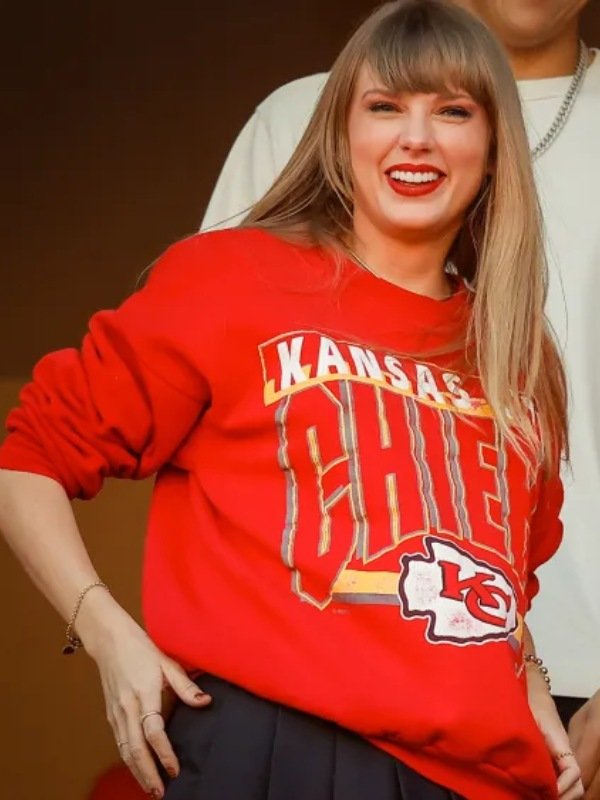 Buy NFL Taylor Swift Chiefs Red Sweatshirt NFL Taylor Swift Chiefs Red Sweatshirt