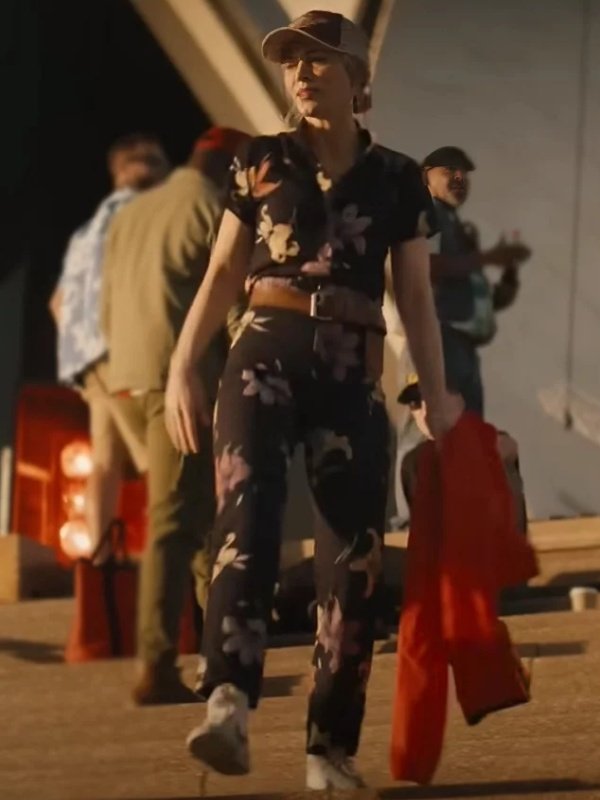 Emily Blunt Film 2024 The Fall Guy Jody Moreno Jumpsuit Order The Fall Guy 2024 Emily Blunt Floral Jumpsuit