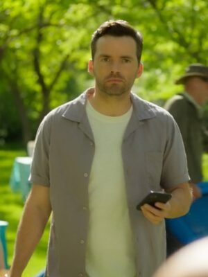 The Magic of Lemon Drops Ian Harding Grey Shirt