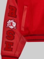 Jordan x Teyana Taylor Varsity Red Jacket