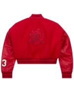 Jordan x Teyana Taylor Cropped Varsity Jacket