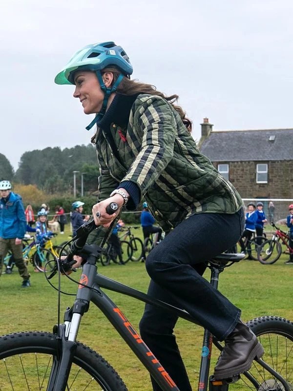 Kate Middleton Quilted Green Checked Jacket Kate Middleton Quilted Plaid Checked Green Jacket