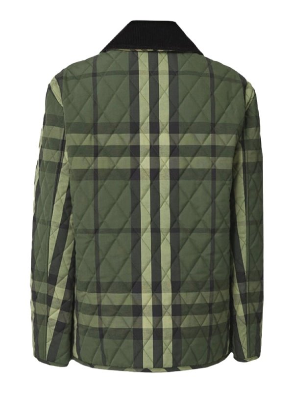 Kate Middleton Quilted Jacket Plaid Green Checked Kate Middleton Quilted Plaid Green Checked Jacket