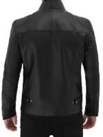 Men's Daniel Black Biker Jacket For Mens