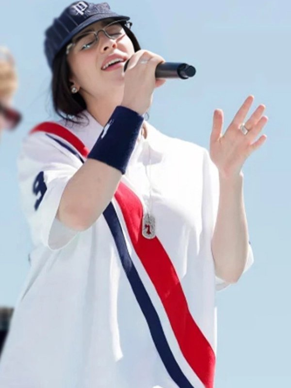 Paris Olympics 2024 Closing Ceremony Billie Eilish Shirt Olympic Shirt LA28 Games Handover Celebration Billie Eilish Polo