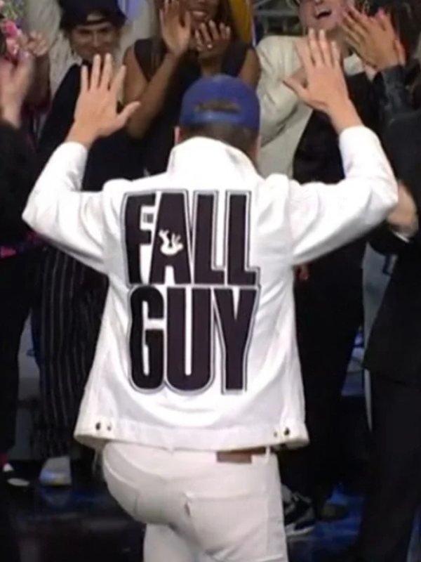 SNL Ryan Gosling The Fall Guy White Cotton Jacket Ryan Gosling SNL The Fall Guy White Jacket