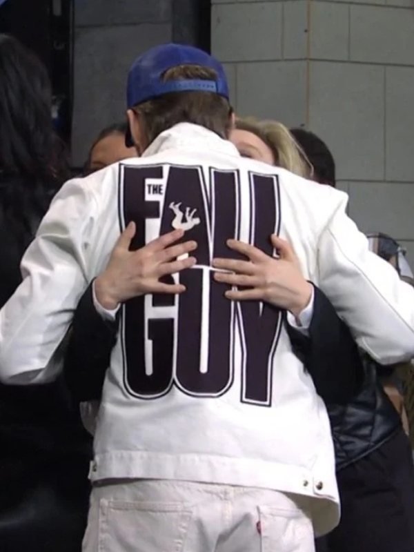 SNL Ryan Gosling The Fall Guy White Jacket SNL Ryan Gosling The Fall Guy White Cotton Jacket