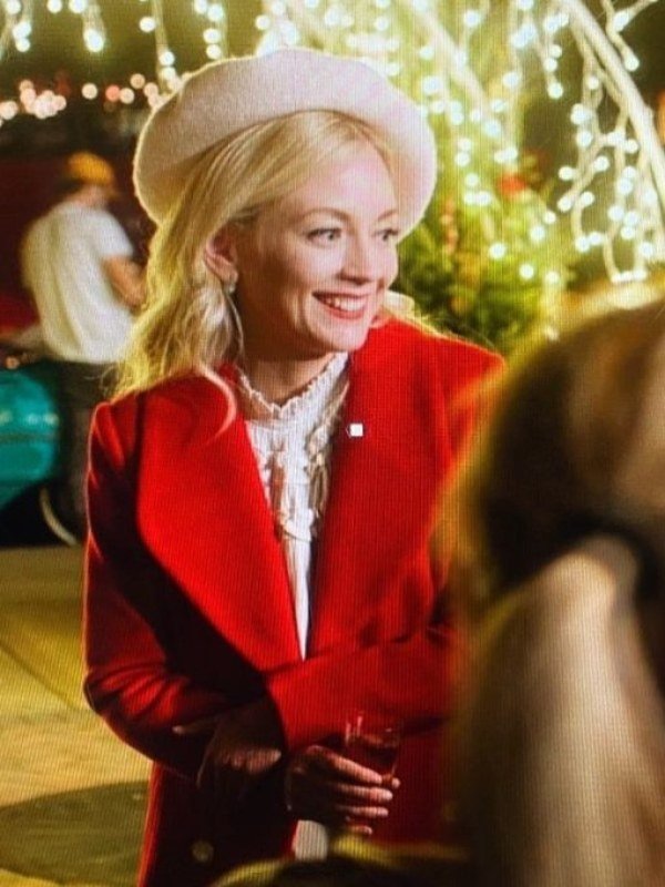 Santa Bootcamp Emily Kinney Red Wool Coat - Fame Jackets Emily Strauss Movie Bootcamp Emily Kinney Red Wool Coat