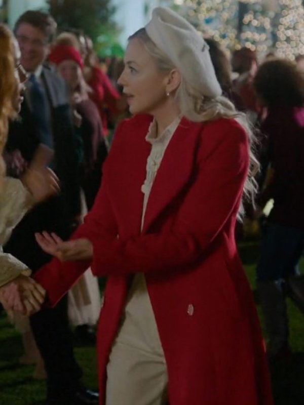 Santa Bootcamp Emily Kinney Red Wool Coat - Jackets Santa Bootcamp Emily Kinney Red Wool Coat - Fame Jackets