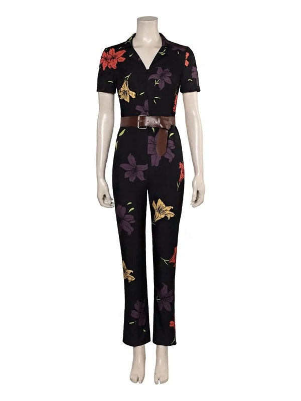 Shop Emily Blunt Film The Fall Guy 2024 Jody Moreno Floral Jumpsuit Buy The Fall Guy 2024 Emily Blunt Floral Jumpsuit