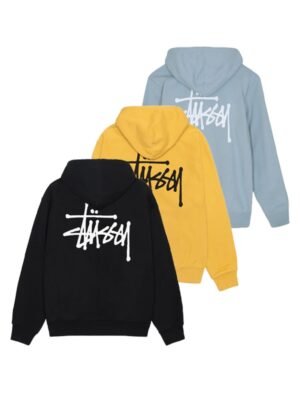 Basic Multicolor Stussy Pullover Hoodie