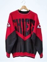 Taylor Swift Vintage Chiefs Spellout Sweatshirt