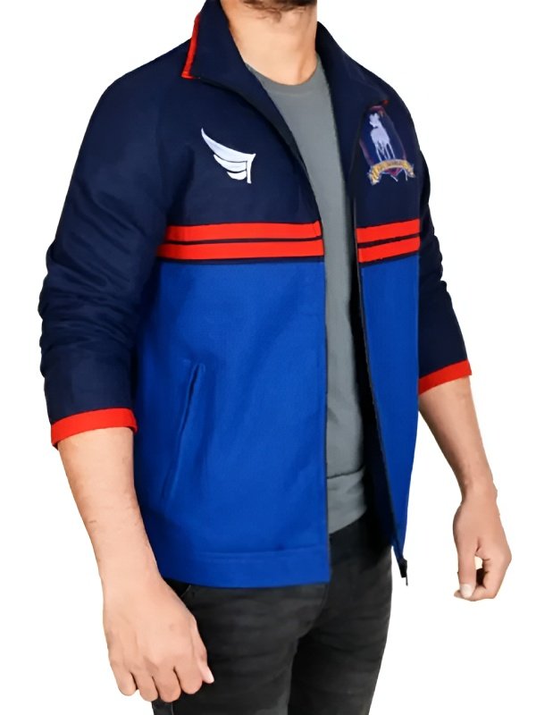 Ted Lasso Jason Sudeikis Blue Track Jacket Ted Lasso Jason Sudeikis Blue Jacket