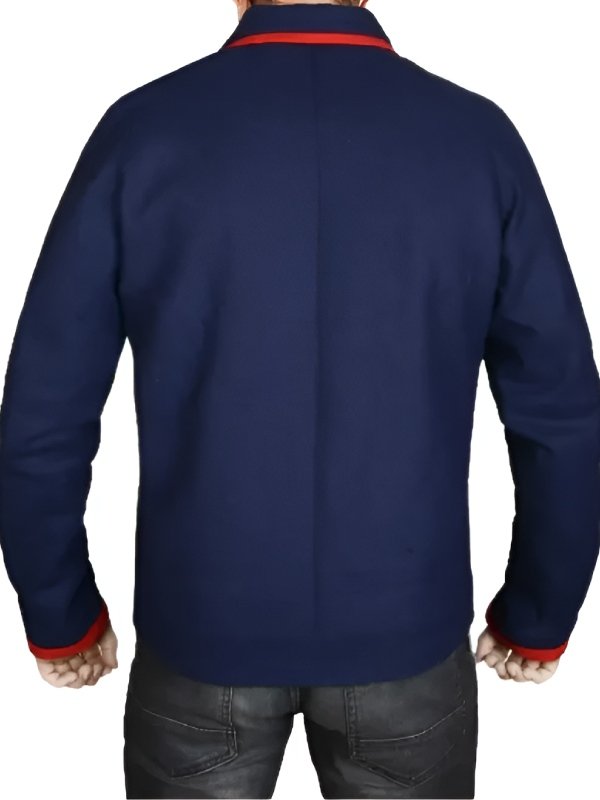 Ted Track Lasso Jason Sudeikis Blue Jacket Ted Lasso Jason Sudeikis Blue Track Jacket