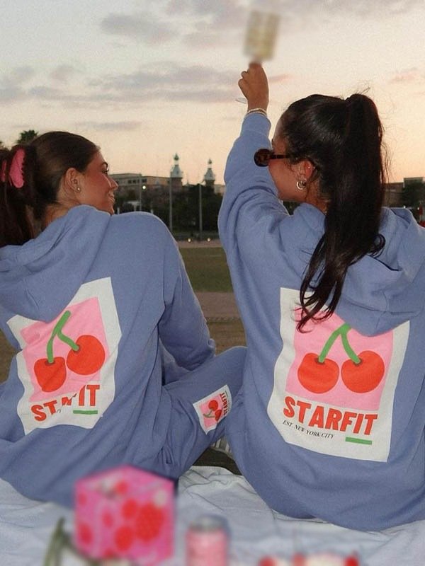 Trendy Starfit Cherry Bomb Hoodie _ Upto 50% OFF Starfit Cherry Bomb Pullover Hoodie
