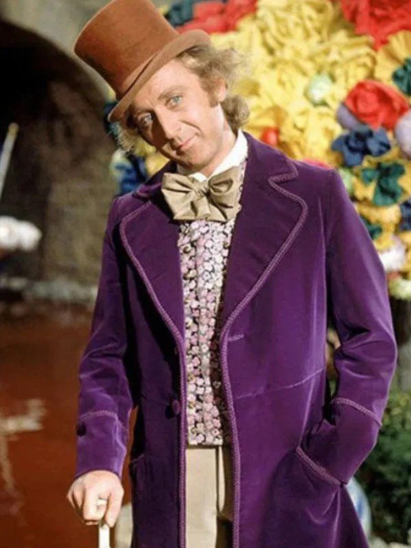 Willy Wonka Gene Wilder Purple Coat The Chocolate Factory Willy Wonka Purple