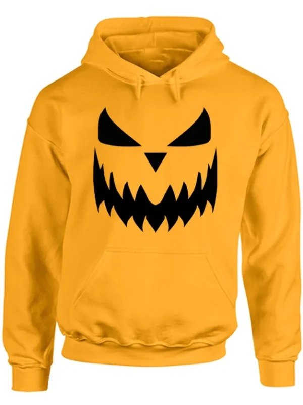 2024 Halloween Party Pumpkin Face Hoodie Pumpkin Face Hoodie Trendy Hoodie For Halloween
