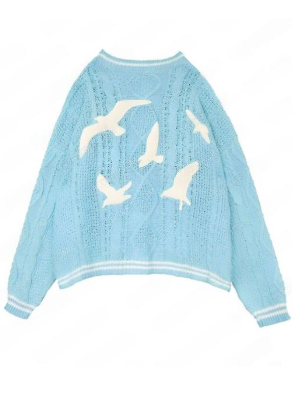 Buy 1989 Taylor’s Version Blue knittted Cardigan Taylor Swift 1989 Blue Cardigan