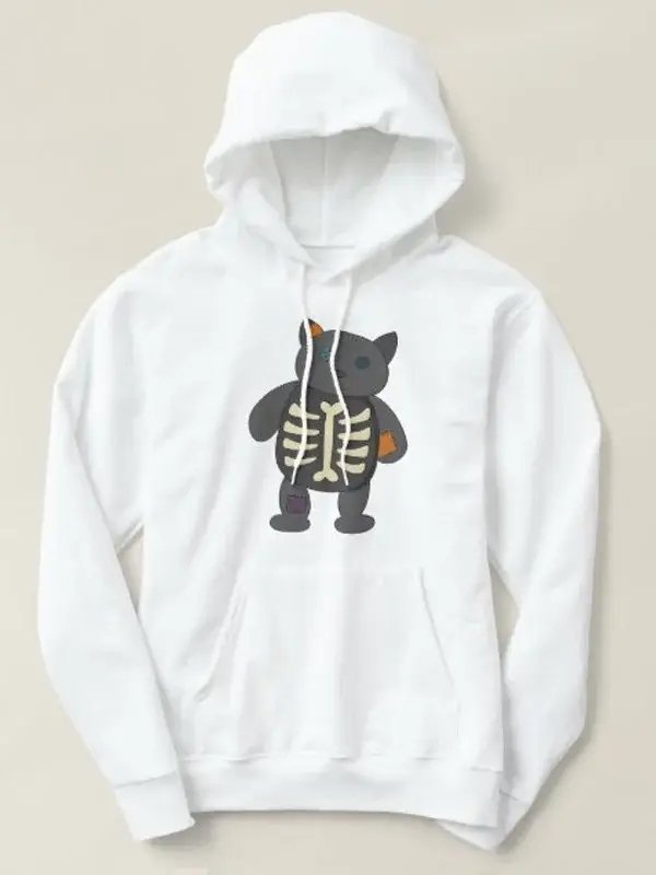 Cute Kitty Skeleton Hoodie Cute Kitty Skeleton Hoodie