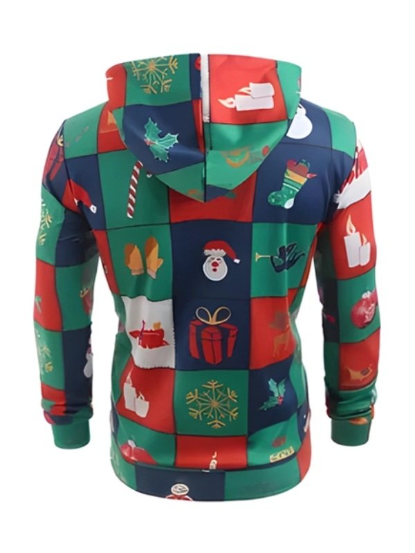 Funny and Ugly Christmas 2024 Printed Hoodie For Unisex Ugly Christmas 2024 Hoodie