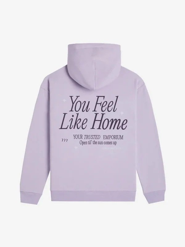 Lonely Ghost You Feel Like Home Purple Pullover Hoodie - Unisex Lonely Ghost You Feel Like Home Purple Pullover Hoodie - Unisex