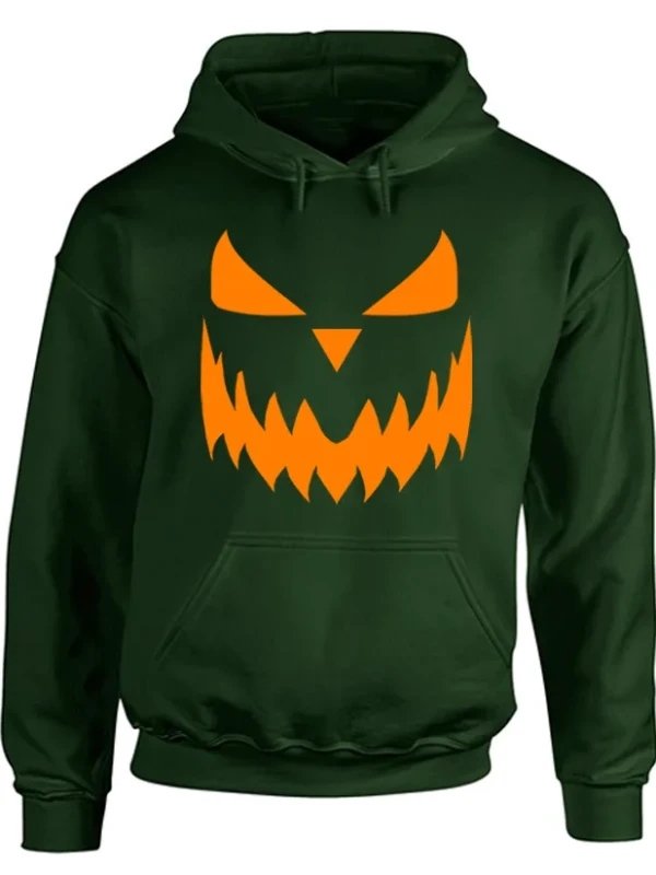 Pumpkin Face Hoodie Trendy Hoodie For Halloween Pumpkin Face Halloween Hoodie Trendy Hoodie Halloween