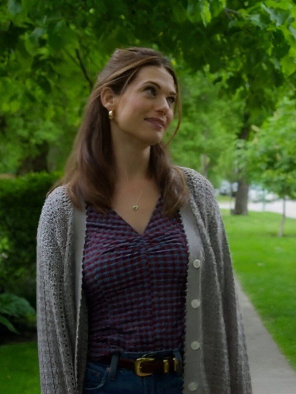 The Magic of Lemon Drops 2024 Lyndsy Fonseca Grey Cardigan The Magic of Lemon Drops 2024 Lyndsy Fonseca Grey
