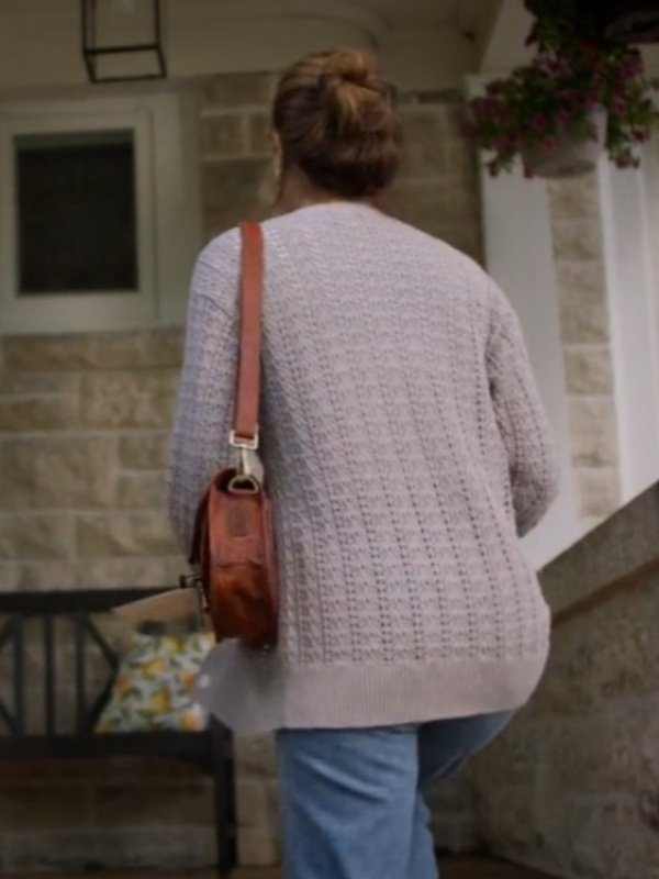 The Magic of Lemon Drops 2024 Lyndsy Fonseca Grey Lyndsy Fonseca The Magic of Lemon Drops 2024 Lolly Crochet Grey Cardigan