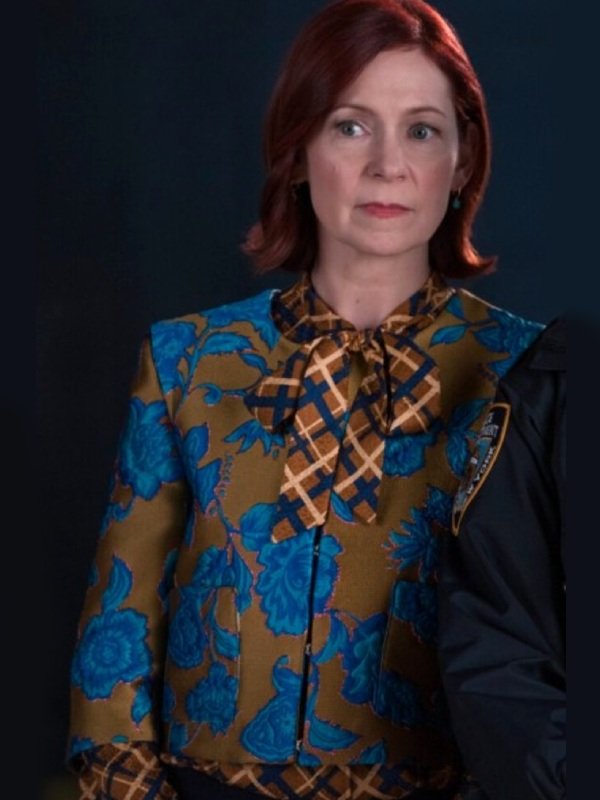 Elsbeth Tascioni 2024 Floral Cropped jacket Carrie Preston TV Series Elsbeth S02 Elsbeth Tascioni Floral Jacket