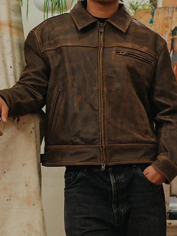Shop Mutimer Brown Leather Jacket For Mens and Womens Mutimer Brown Leather Jacket on Sale