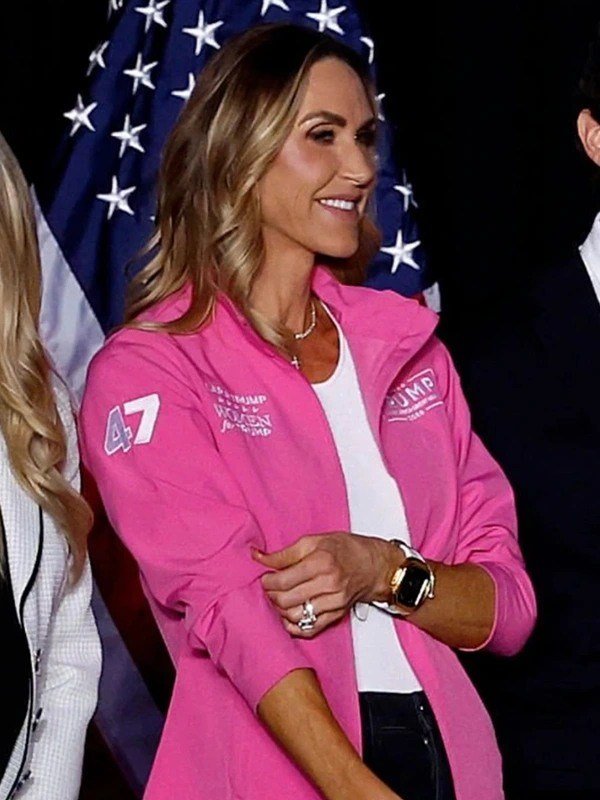 Trump Pink Jacket For Womens Lara Trump Pink Zip Up Jacket For Womens