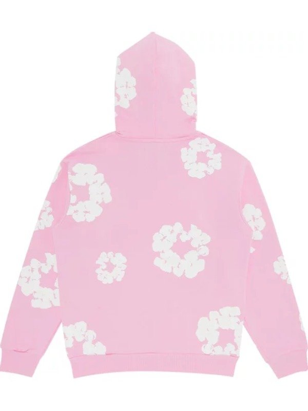 Unisex Denim Tears Pink Pullover Hoodie Denim Tears Pink Hoodie
